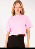 Pink Crop Tshirt