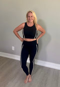 Black 2 piece Pilates Set