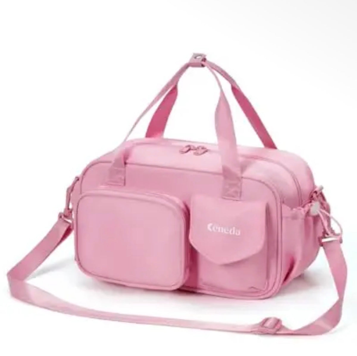 Pink mini gym bag with wet pocket