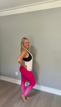 Fuchsia Ombré Leggings