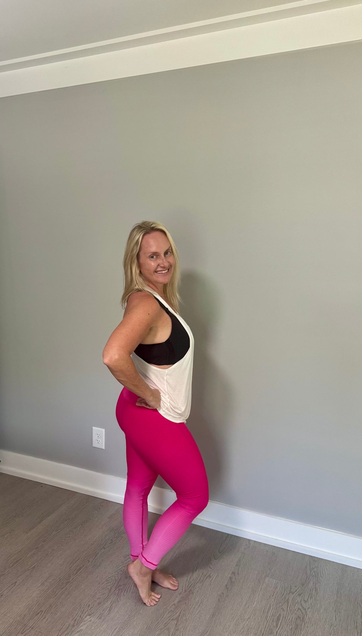 Fuchsia Ombré Leggings