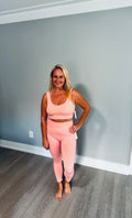 Coral 2 piece Yoga Set