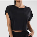 Black quick dry fitness shirt