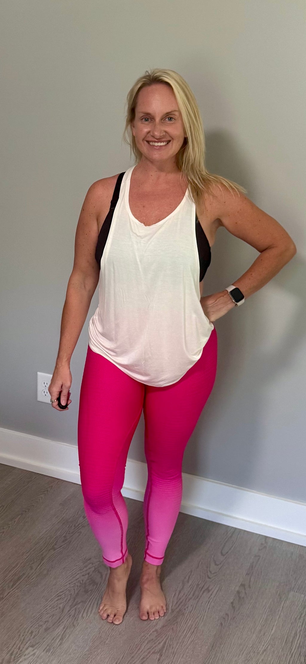 Fuchsia Ombré Leggings