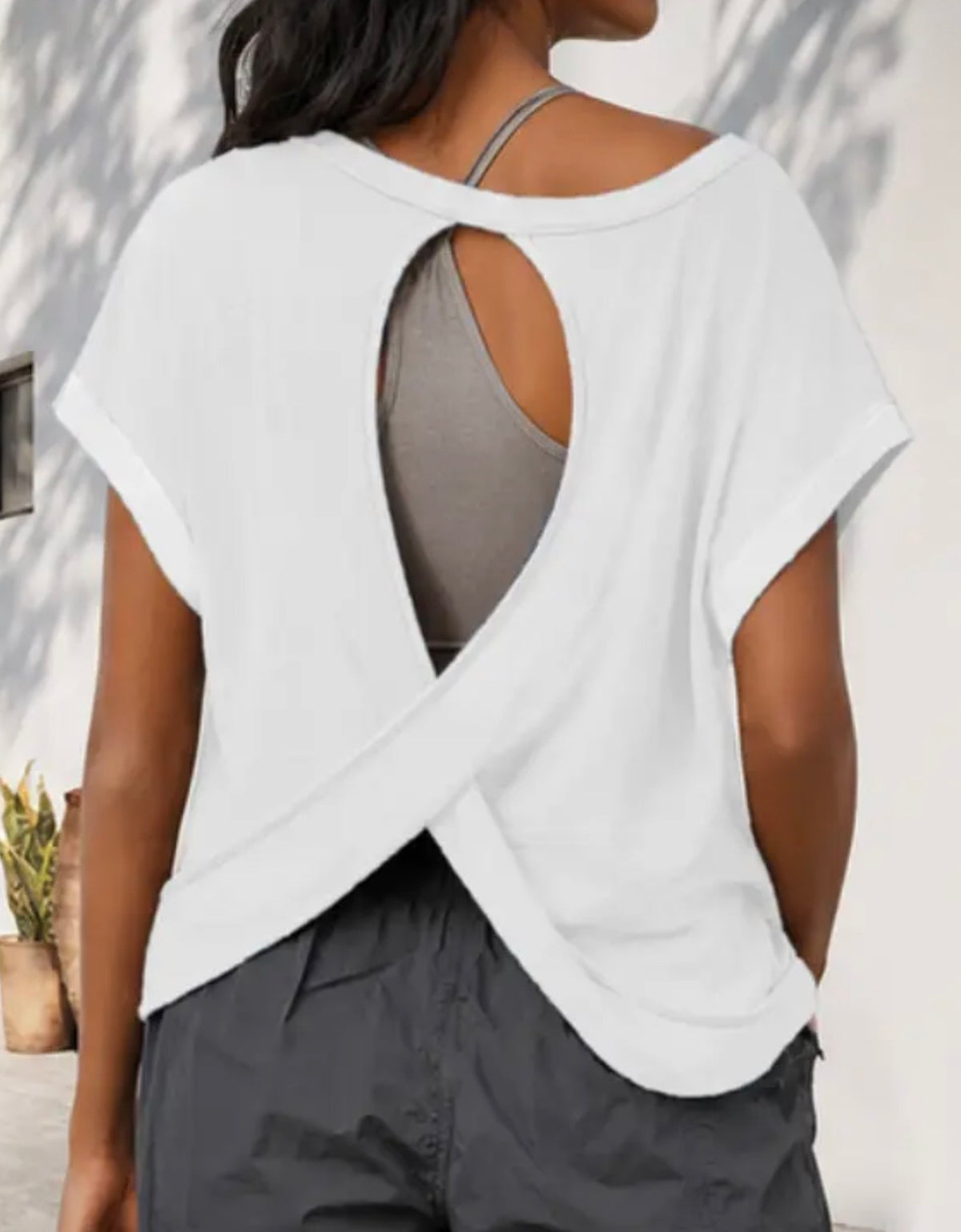 White Cross over top