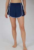 Courtside 2 in 1 shorts with side pleats